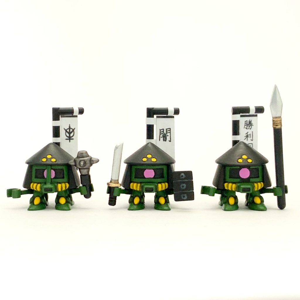 ●『雑魚がザコザコあらわれた』ご存知、闇軍団のあいどる。相手との実力差なんかなんのその！頑駄無軍団との戦いは続くぞ！