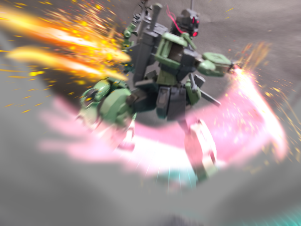 ザシュッハウンドα「…銃向けんなよ…」