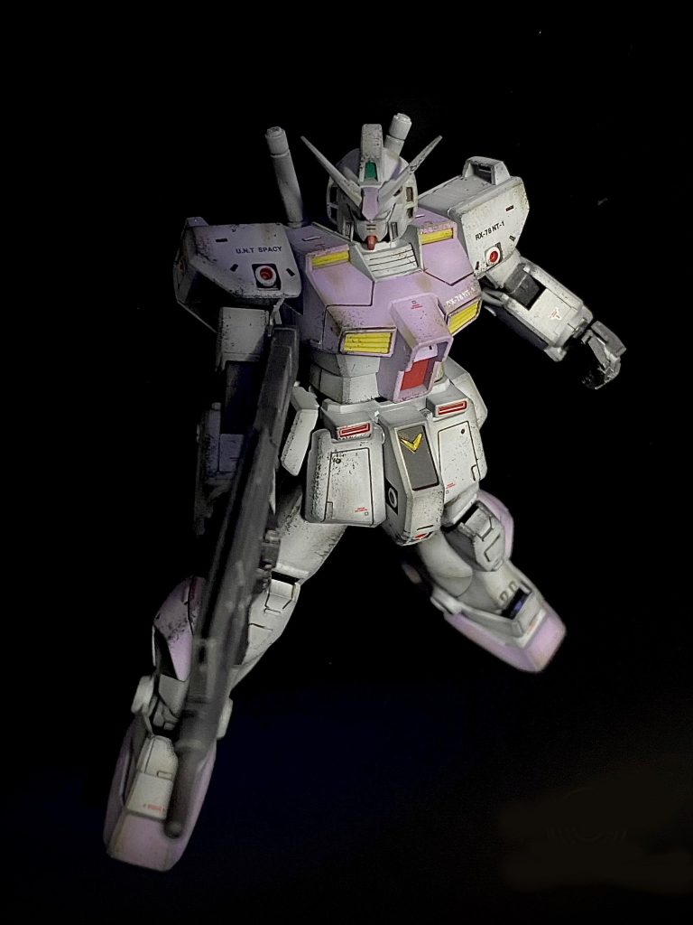 汚しは適当にやり過ぎました。