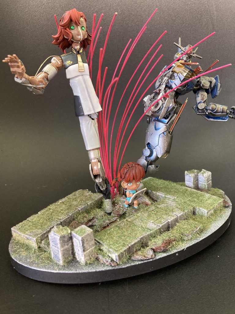 自身感じたイメージで製作してみました!エリクトの位置、エフェクトを変えて、裏と表、昼夜の２つの世界観にしました!