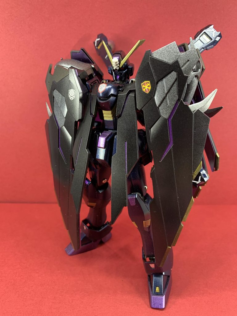 プリズムブルーブラックとパープルメタリックで塗装しました