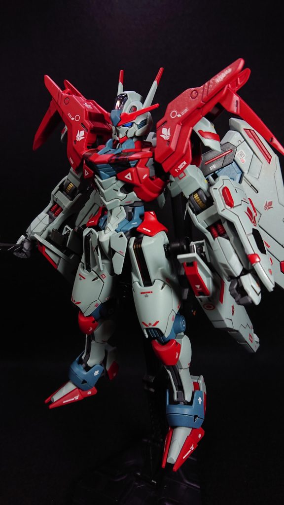 頭部    :エアリアルボディ   :エアリアル腰部    :エアリアル肩     :マルコシアス腕部    :マルコシアス脚部    :エアリアルバックパック:マルコシアス武装    :バスタードメイス(マルコシアス)       短剣(マルコシアス)