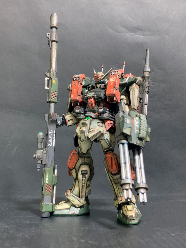 ガトリングガンはヘビーアームズイメージです 重武装っていいよね!