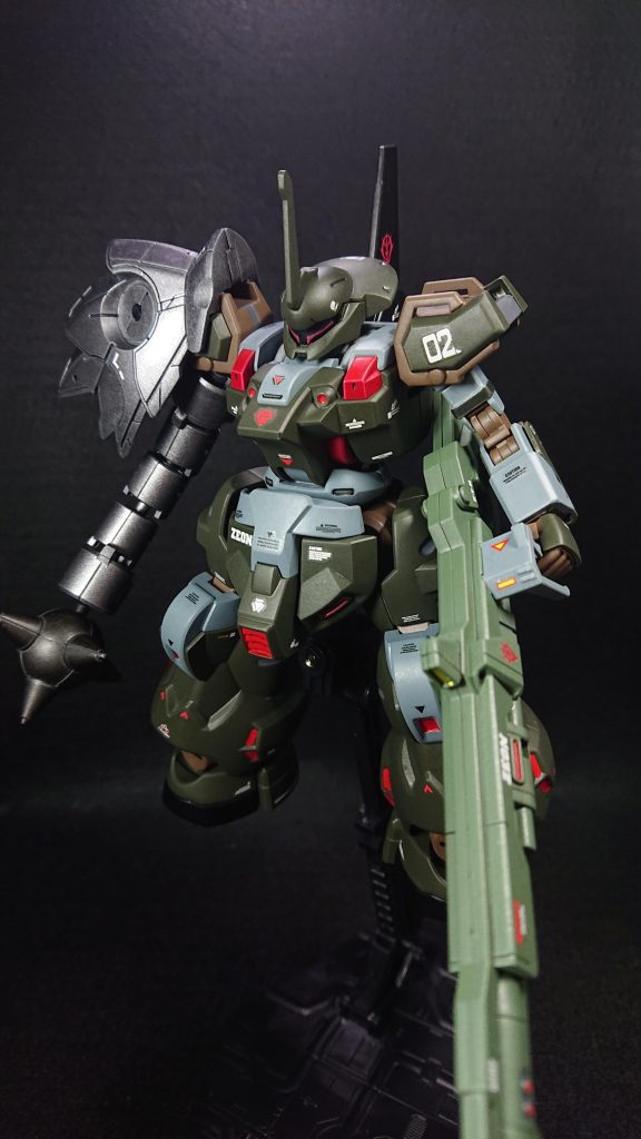 頭部    :ディランザボディ   :ディランザ腰部    :ディランザ肩     :(右)ストライク       (左)ストライク+30MM(戦国アーマー)腕部    :(右)ストライク       (左)30MM(戦国アーマー)+30MM(ファンタジー武装)脚部    :ディランザバックパック:ディランザ武装    :超高インパルス砲“アグニ”(ストライク)
