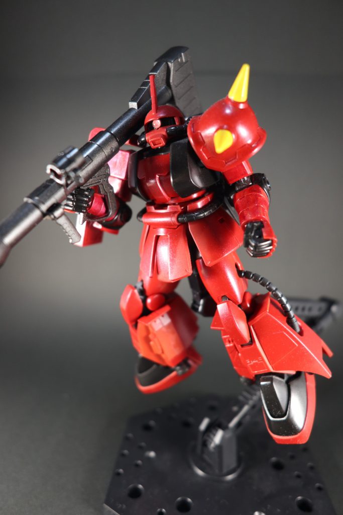 まだエアブラシを試行錯誤しながら使っていた時期なので下地やら色々残念ですが全てRGのジョニー・ライデン専用ザク（過去作・UP済）へフィードバックされたのでまぁヨシ↓https://gumpla.jp/rg/760543