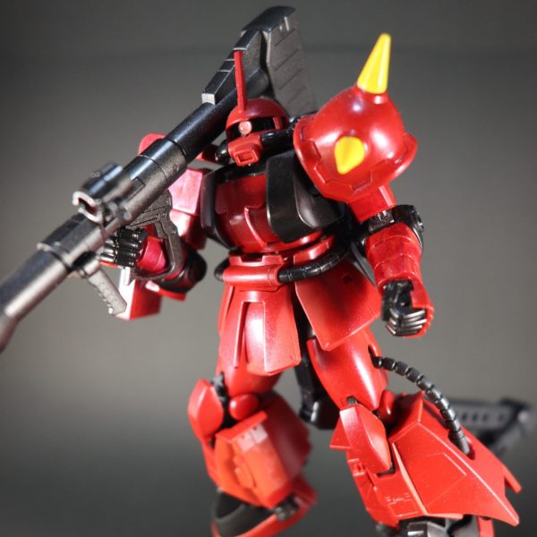 【HGUC】ジョニー・ライデン専用高機動型ザク【真紅の稲妻】