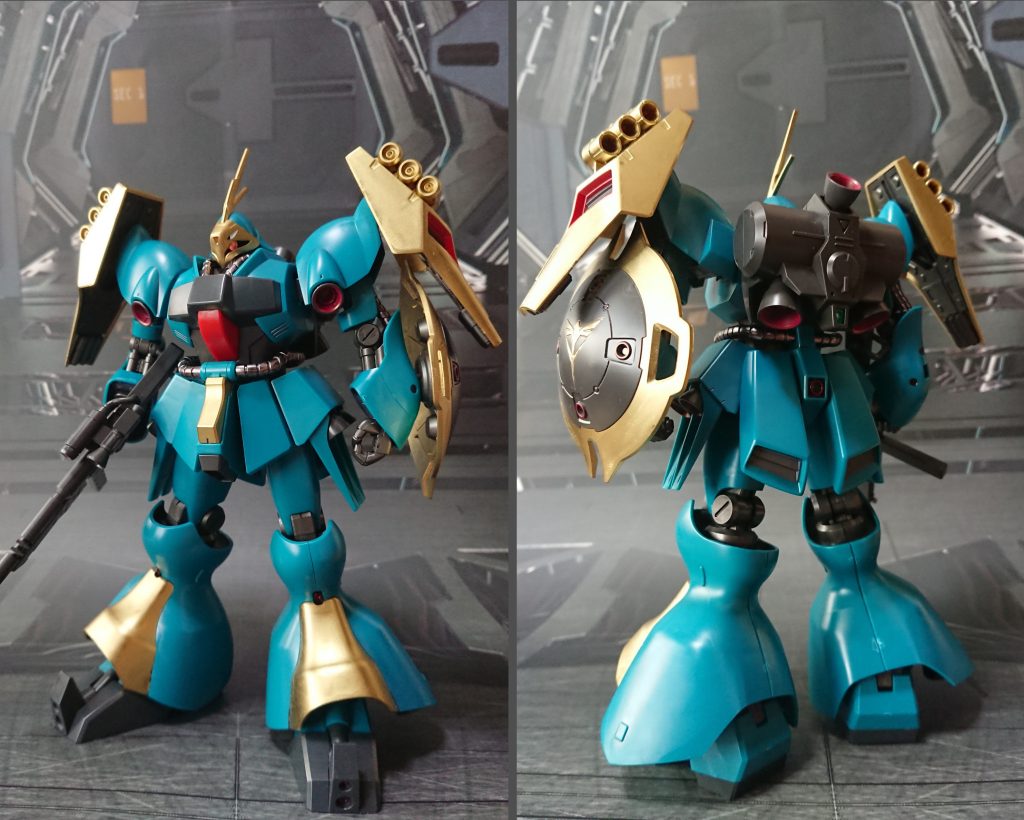 HGUC 1/144 ヤクト・ドーガ(ギュネイ・ガス専用機)、(クェス・エア専用機)–2枚目/制作者：黒井 響介