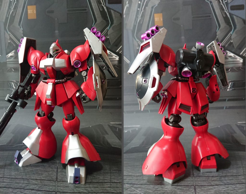 HGUC 1/144 ヤクト・ドーガ(ギュネイ・ガス専用機)、(クェス・エア専用機)–3枚目/制作者：黒井 響介