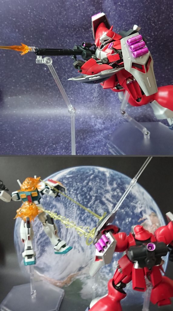 HGUC 1/144 ヤクト・ドーガ(ギュネイ・ガス専用機)、(クェス・エア専用機)–4枚目/制作者：黒井 響介