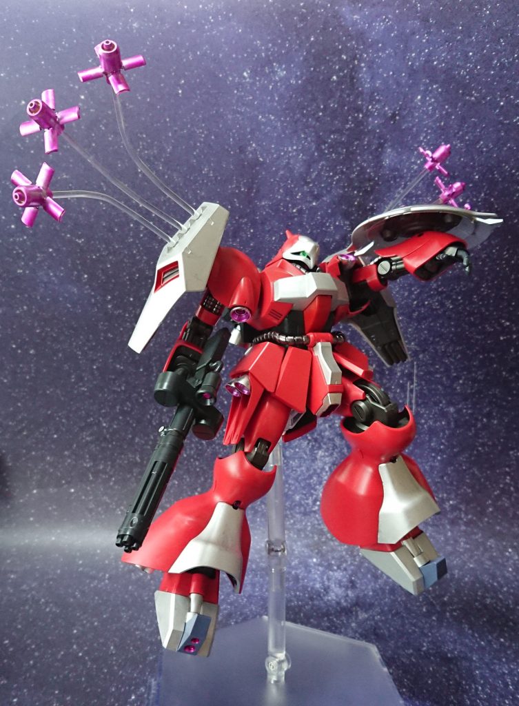 HGUC 1/144 ヤクト・ドーガ(ギュネイ・ガス専用機)、(クェス・エア専用機)–5枚目/制作者：黒井 響介