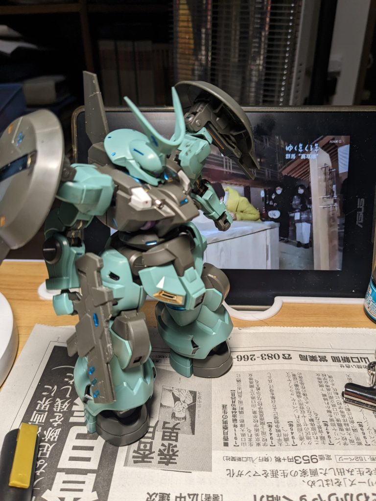 2023年 あけましておめでとうございます。今年は、紅白を聴きながら部分塗装を始めて、プラモ年越しでした。