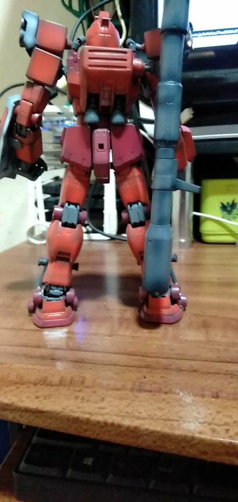 原作版はバーニアは筒状でしたが、流石に今風でないので。
