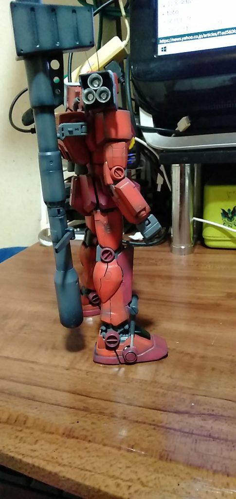 バズーカーのジョイントはMGZガンダムVer.1の部分です。