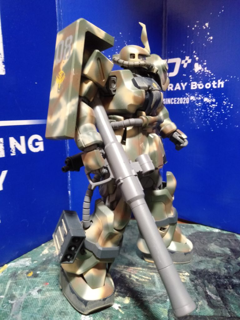 MG ザクF2 森林迷彩仕様–6枚目/制作者:猫親父