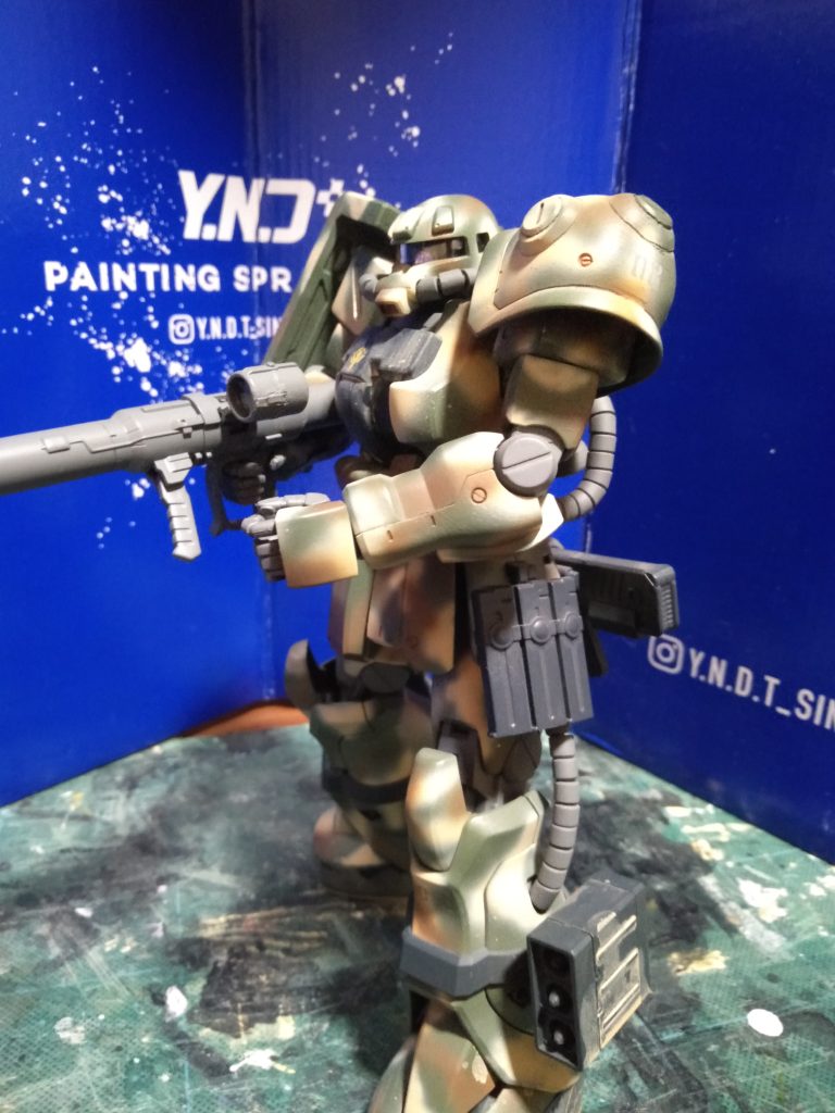 MG ザクF2 森林迷彩仕様–9枚目/制作者:猫親父