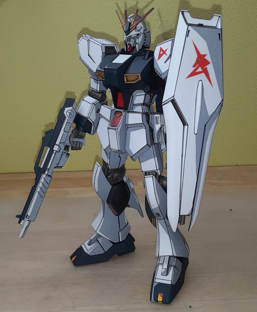 HGUC νガンダム アニメ塗り–2枚目/制作者：Gundamdamdam