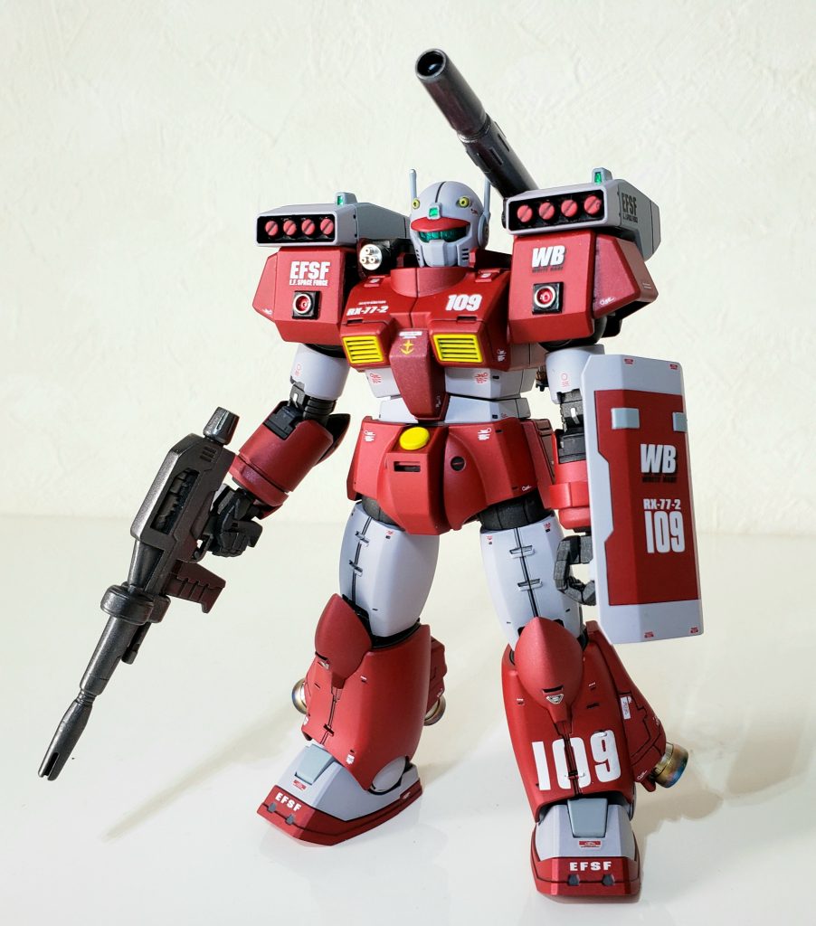 チョバムアーマー(肩)とジムIII用のミサイルポッドを追加したver.。