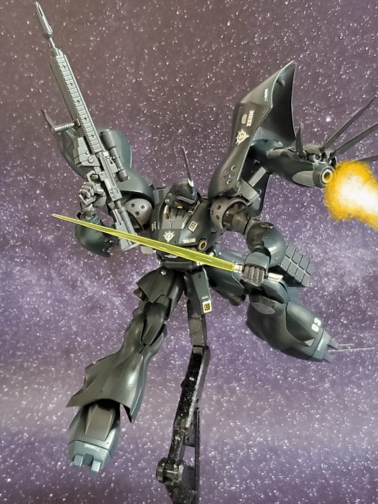 そして、ケンプファーN最大の武器は両肩に仕込まれたメガ粒子砲を備えたアームドクロー❗もはや全身凶器である😅💦