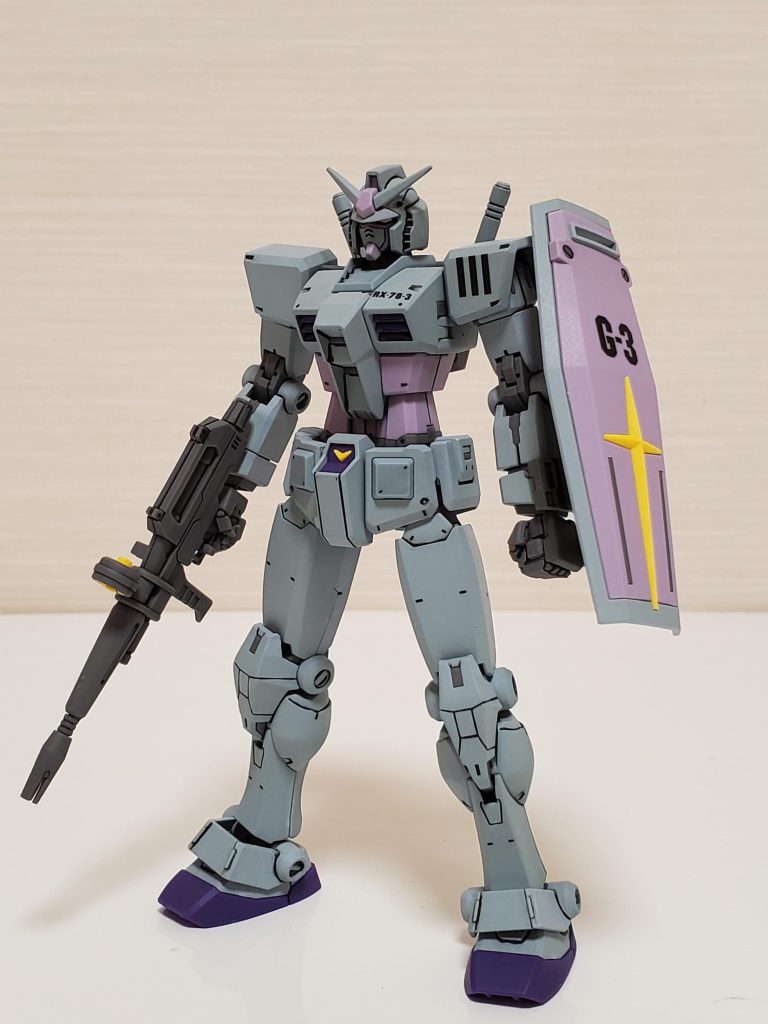休み中に何か１体を作ろうと思い、イベントで購入したBEYOND GLOBAL版のG-3ガンダムを製作しました。