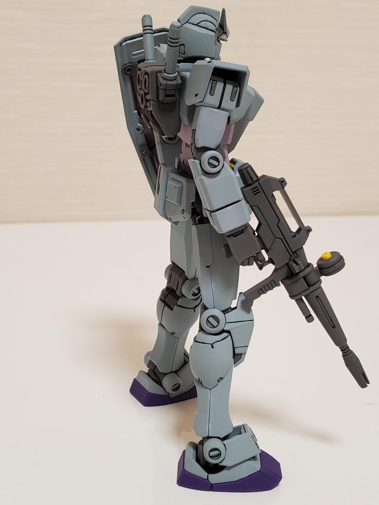 関節のマルイチモールドのマグネットコーティングの表現も媒体によって様々。とりあえず、内部グレー部分をシルバーで塗装してそれっぽくしました(わかりづらいですが)。