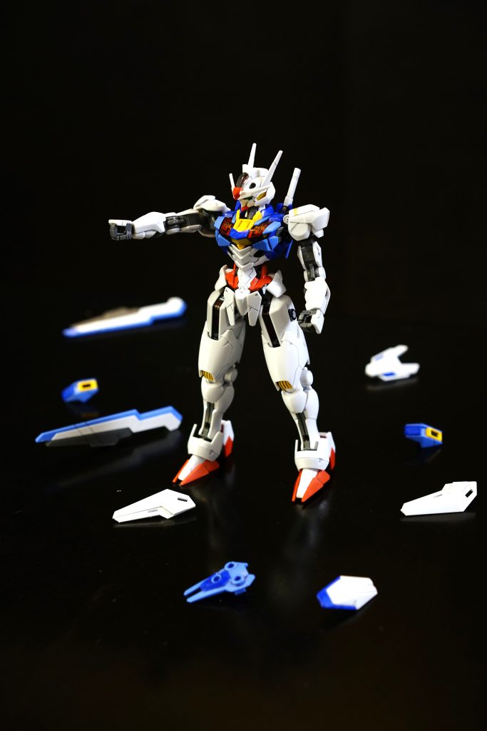 ビットステイヴの展開を撮りたいけど、スタンドが間に合ってないので、置いて撮影(-