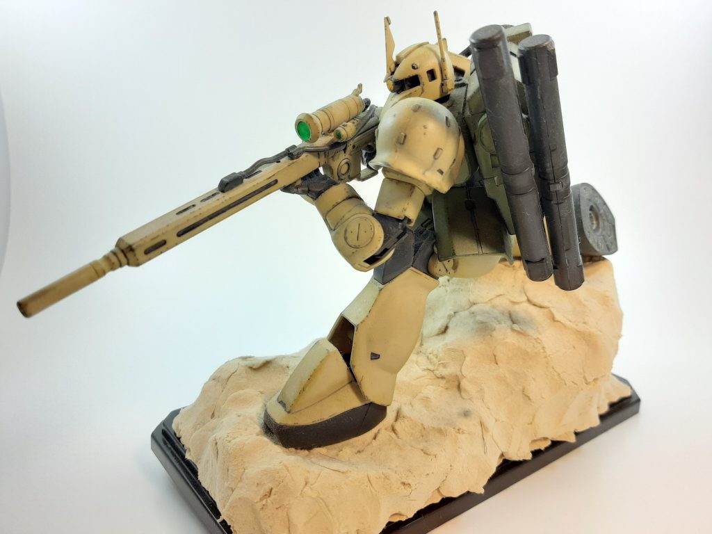 ザクⅠスナイパータイプ–4枚目/制作者：孤独のプラモ