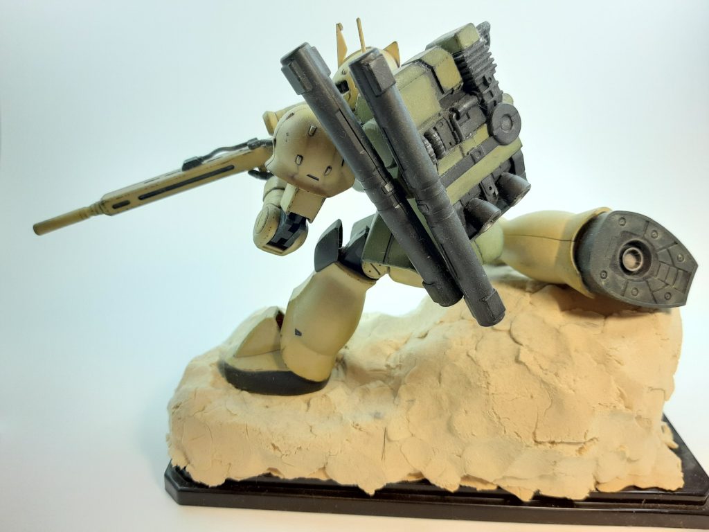 ザクⅠスナイパータイプ–5枚目/制作者：孤独のプラモ
