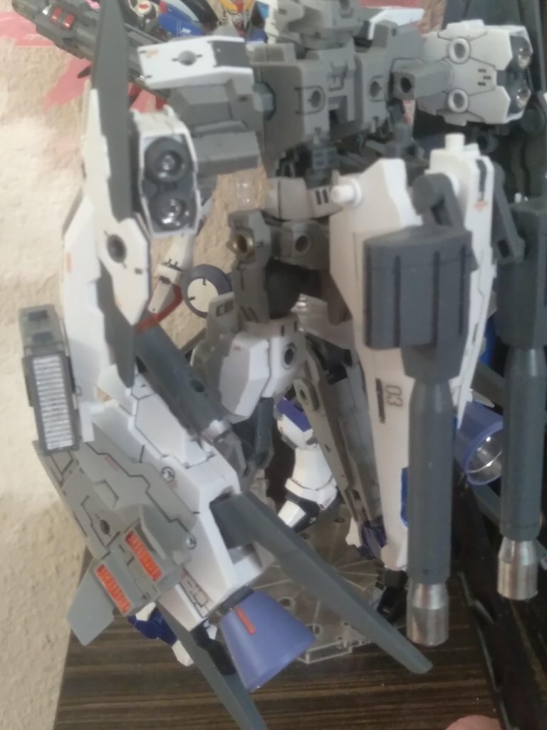 Another view of the placement of the parts