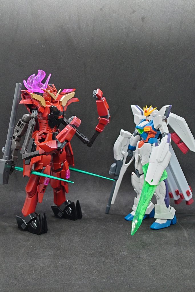 ガンダムXと言えばライバル機ですよね！なので過去に作ったヴァサーゴモドキとのツーショットです(*^^*)最後まで見て頂きありがとうございます！
