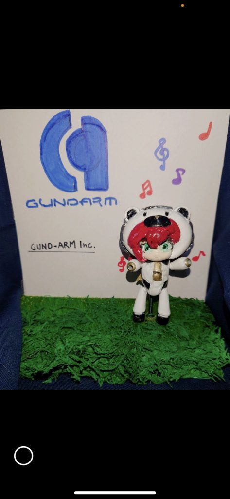 最終工程会社のロゴを厚みのあまりない厚紙にフリーハンドで油性ペンで書き、プラ板に両面テープで貼り完成！ーーーーーーーーーーーーーー