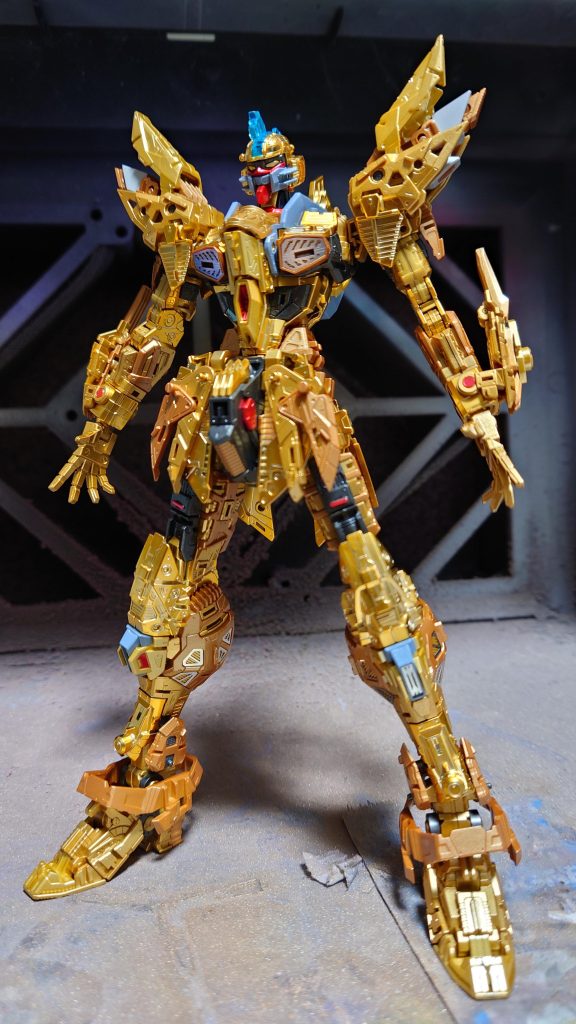 骨は成型色をスターブライトゴールドで塗っただけ