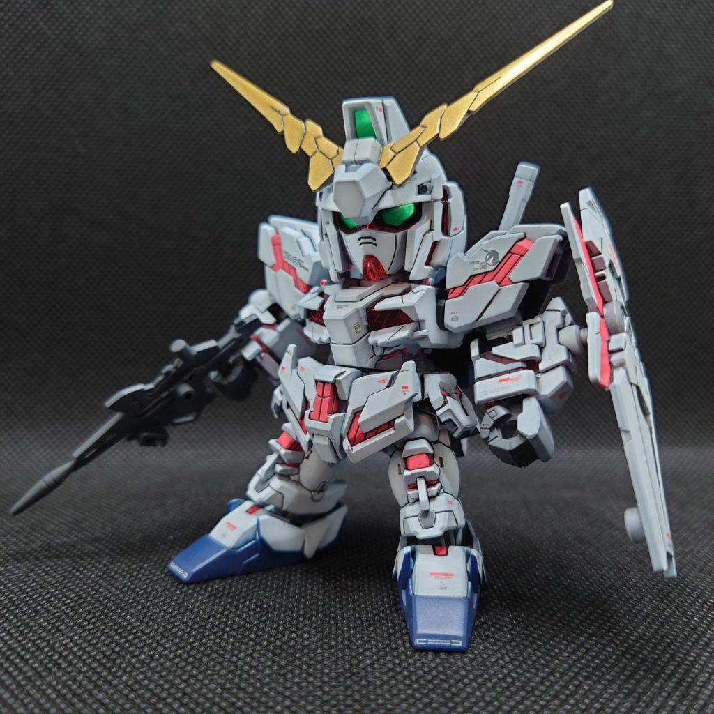 SD RG ユニコーンガンダム 加工・塗装済み 完成品 SD RG ユニコーンガンダム 加工・塗装済み 完成品 全塗装に最も向い