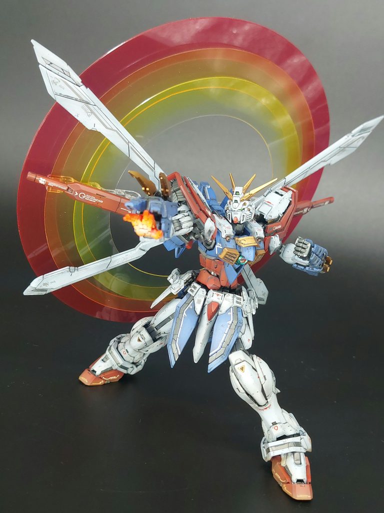 RG ゴッドガンダム–2枚目/制作者：Moki Plamo