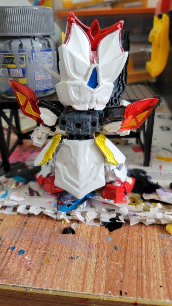 改色之作（E型戰鬥生命體：盧卡強襲鋼彈E）–3枚目/制作者：石頭三舊