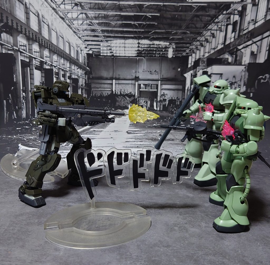 アサルトライフルで威力制圧。