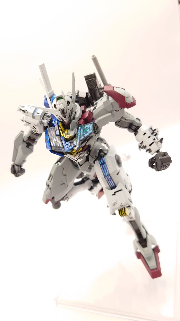 インモールド成形もレジンを使ってスクラッチです!🤙作製中にエアリアルが青いエフェクトになったのでせっかくなので青で作りました😀