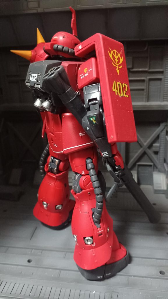 MS-06Sジョニー·ライデン専用ザク–4枚目/制作者：みっつ