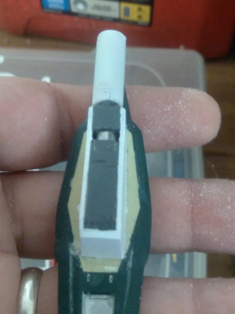 Closer shot of the binder cannons, as I'm calling them