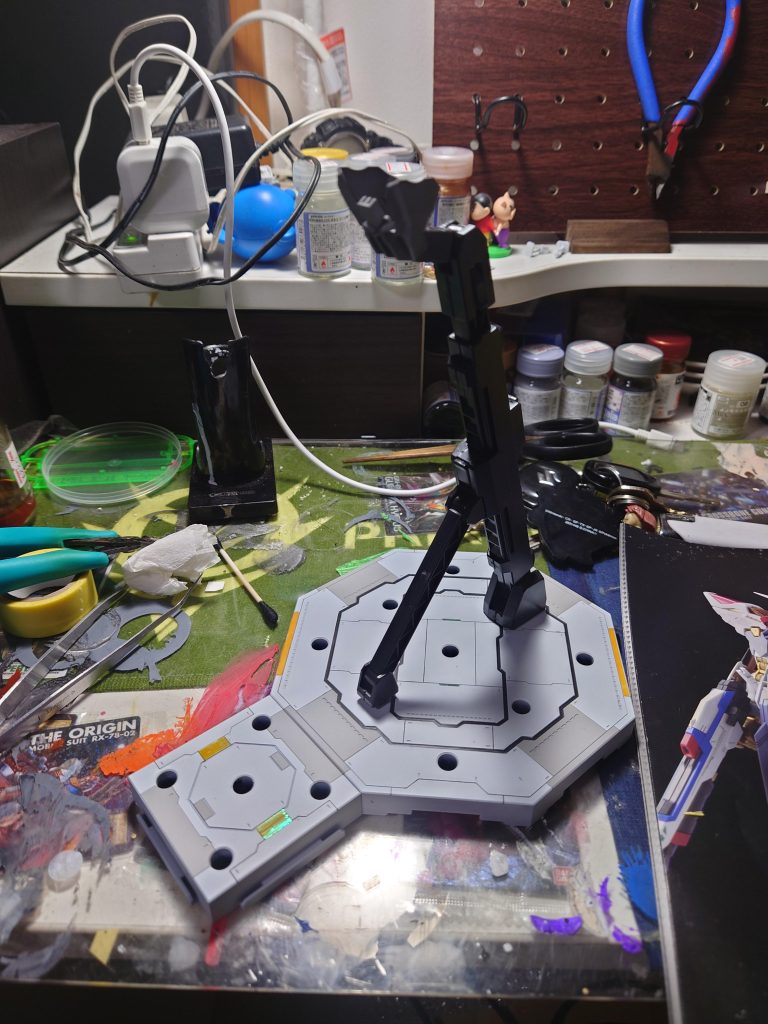 土台も塗装したのですが目立たず…