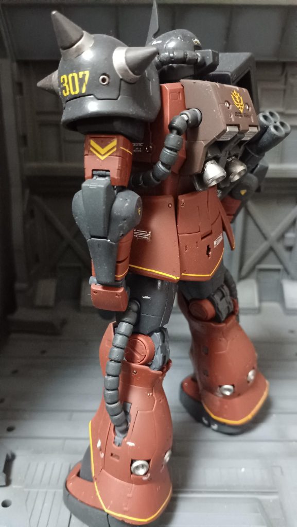 MS-06Sギャビー·ハザード専用ザク–5枚目/制作者：みっつ