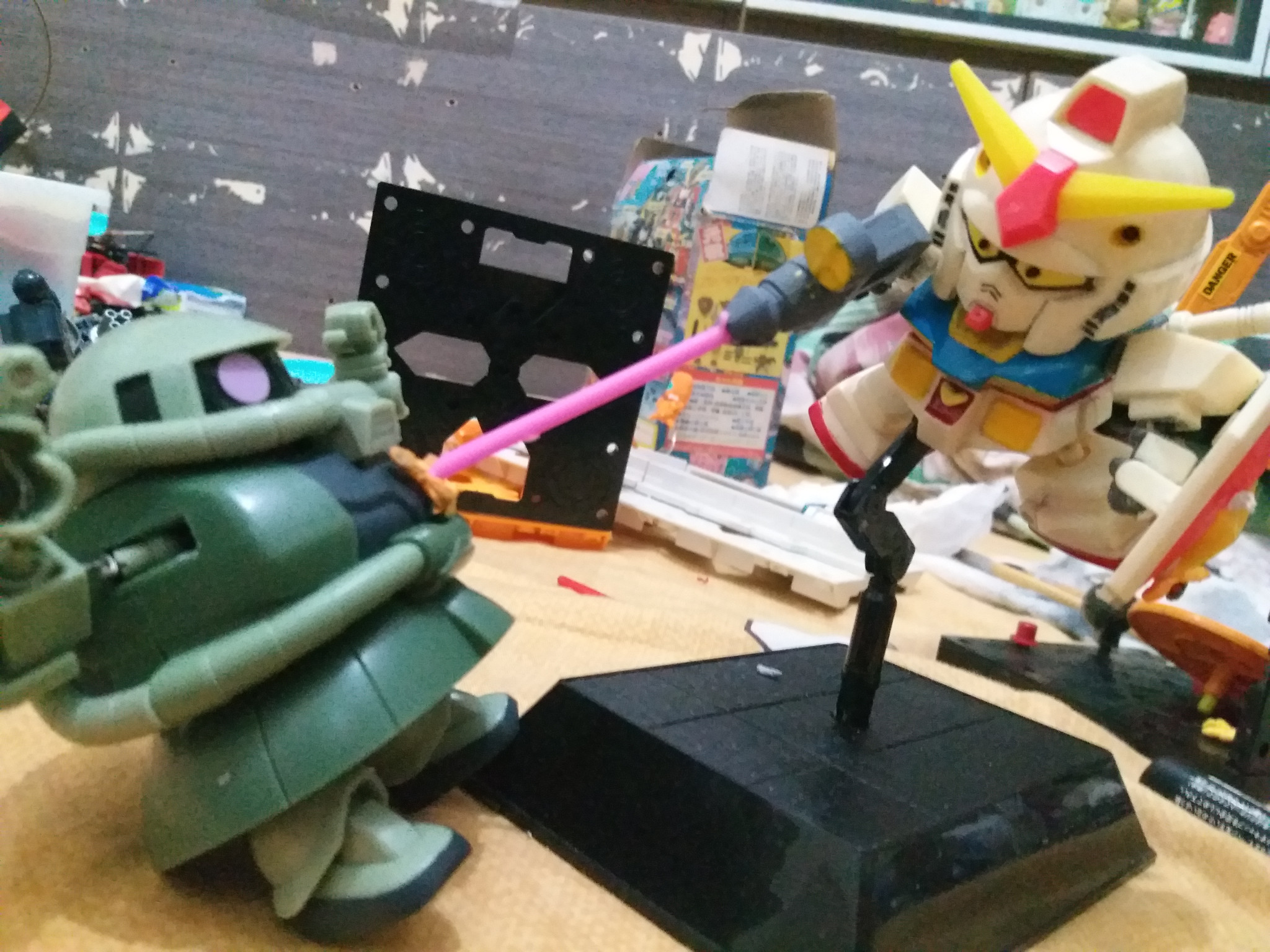 元祖SD rx-78ガンダム｜LUNLUN（邪道可動）さんのガンプラ作品｜GUNSTA（ガンスタ）