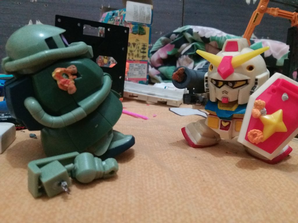 元祖SD　rx-78ガンダム–7枚目/制作者：LUNLUN（邪道可動）