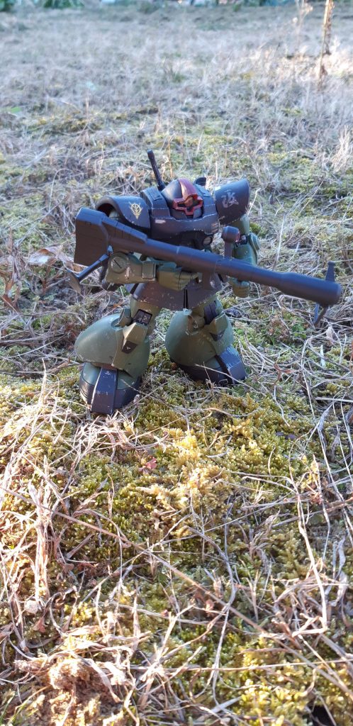 ジャイアント・バズは背部にラック出来るようにしました