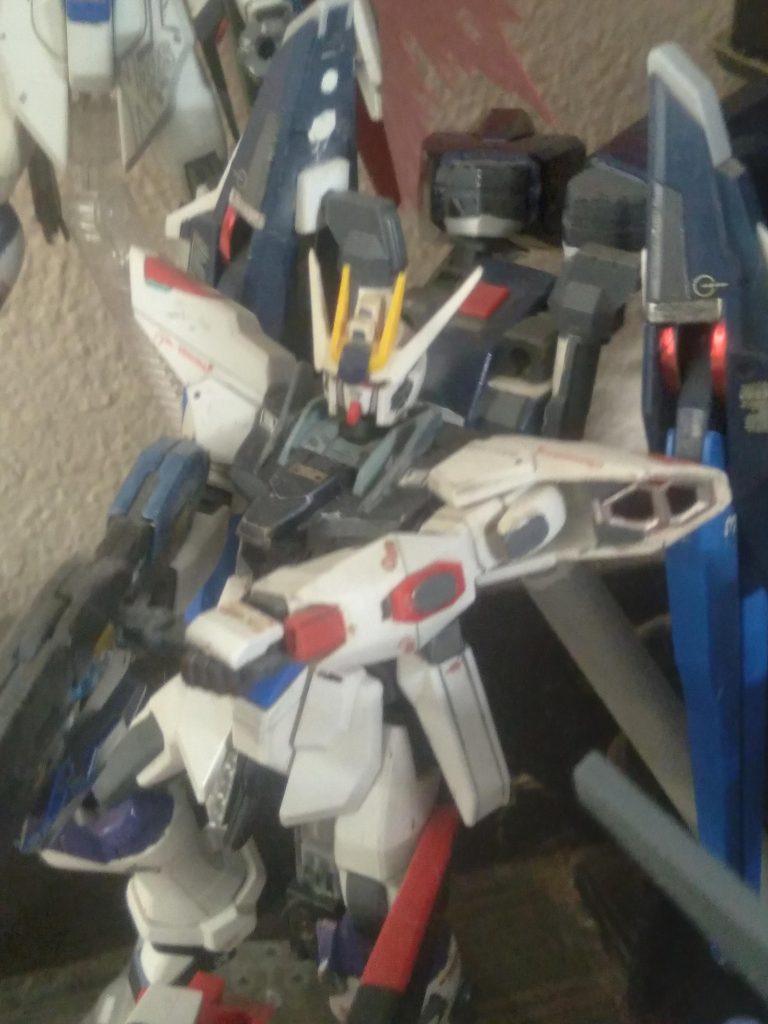 ZGMF-X105 Omega Strike. This is the final machine of the Strike lineage of mobile suits