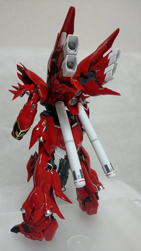プロペラントのグラデーションはタミヤのウェザリングマスターC ガンメタルで、グラデーション風にしてます。なんちゃてで仕上げです。