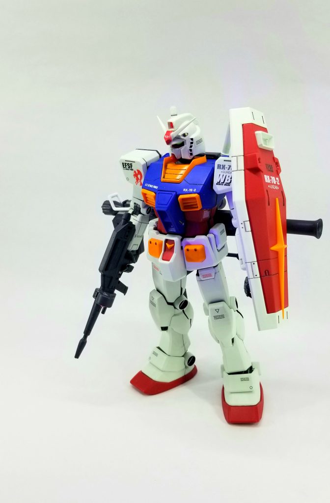 特別なにもしてません。全塗とかはしてますよ。足と頭がデッカイ感じ