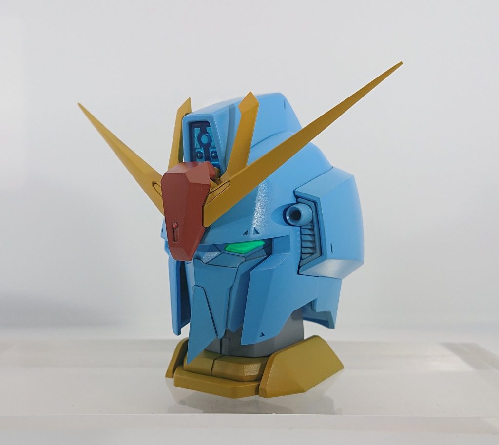 メインの白塗装は、水色を下地に立ち上げ塗装をしています。思っていた雰囲気になって良かった☺️