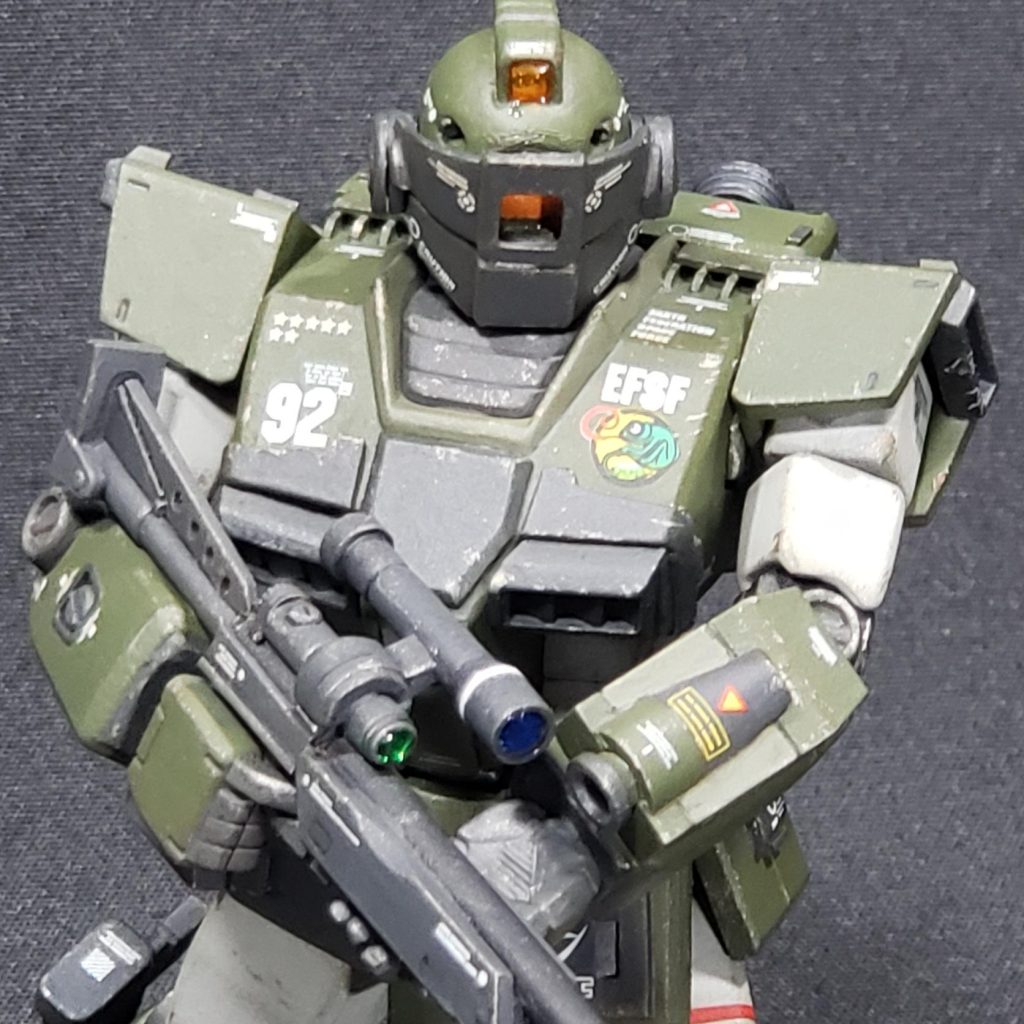 ジムスナイパーカスタム–3枚目/制作者：筆塗りの：こんぴ