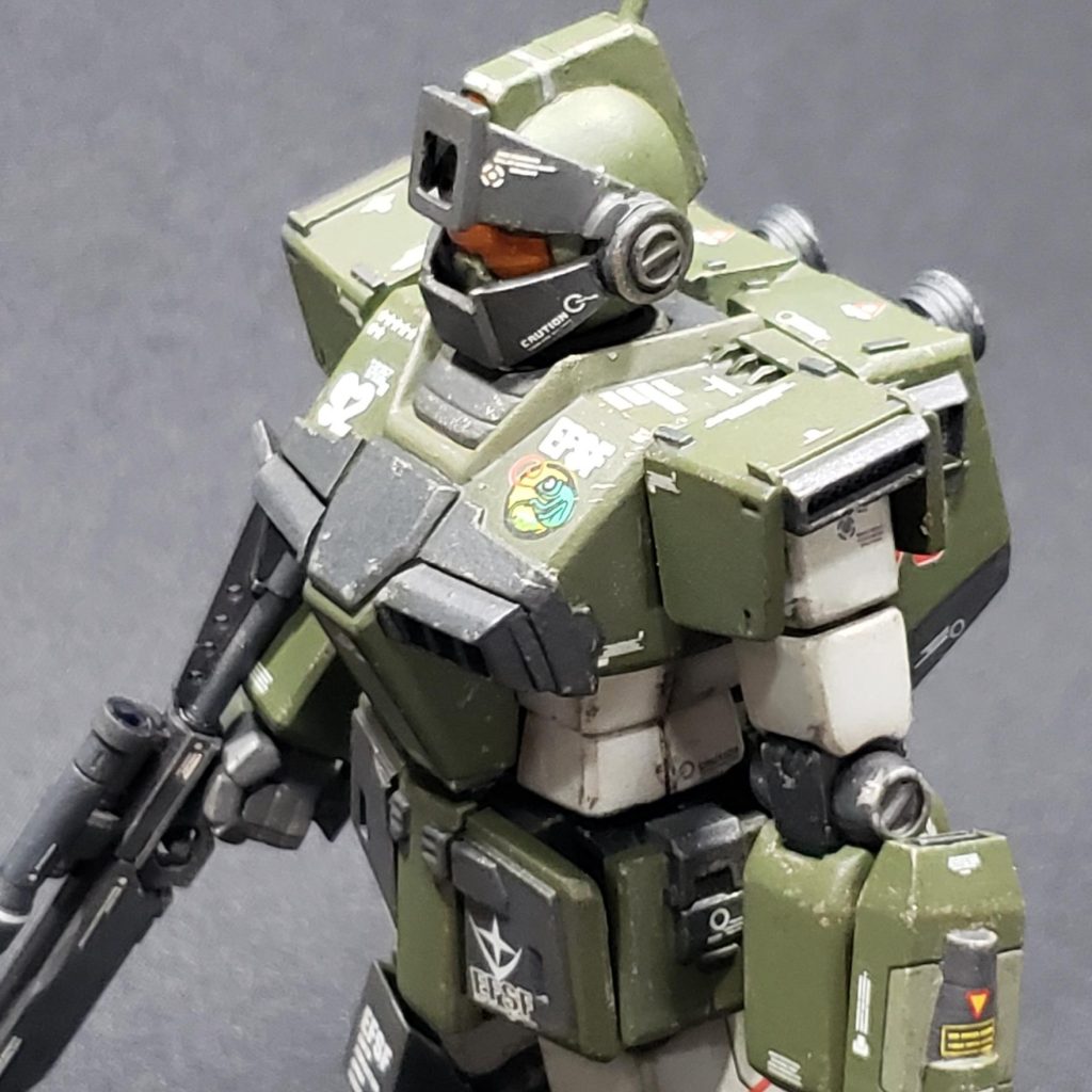 ジムスナイパーカスタム–2枚目/制作者：筆塗りの：こんぴ