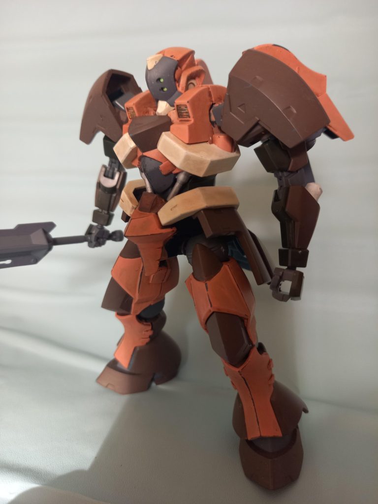 ファレホ筆塗り